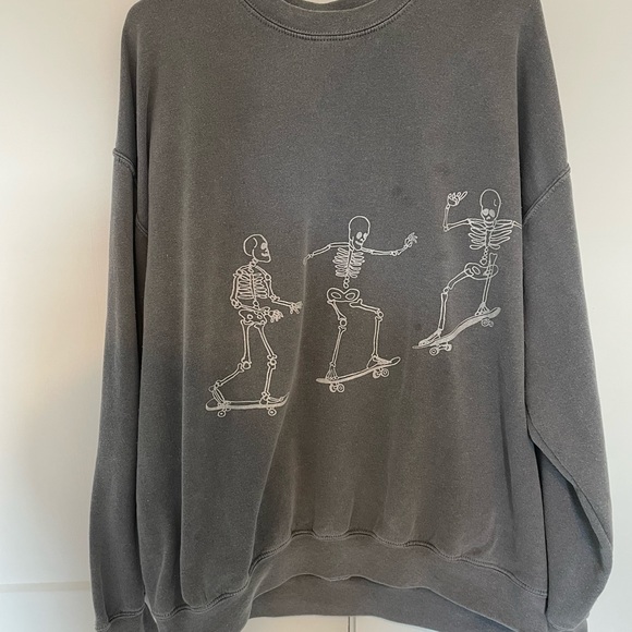 Urban Outfitters Sweaters - Urban Outfitters Skeleton Crewneck